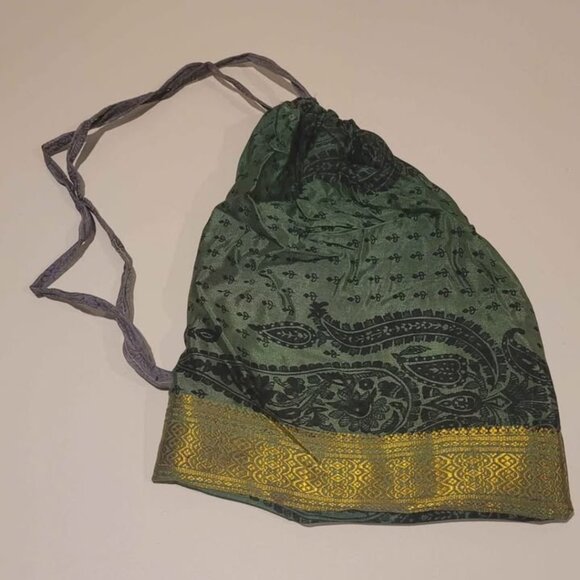 Silk Drawstring Bag - Picture 1 of 2